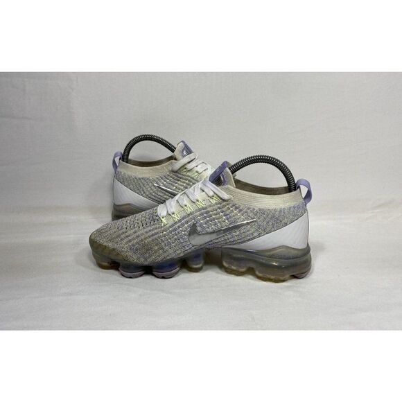 Nike Air Vapormax Flyknit 3 Shoes AJ6910-102 Barely Volt Women’s Size 6.5 - Picture 5 of 9
